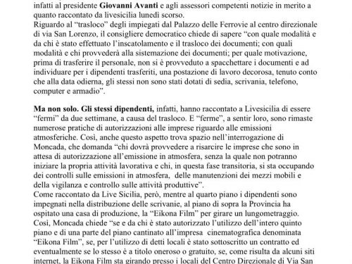 LIVE SICILIA: interrogazioni Moncada